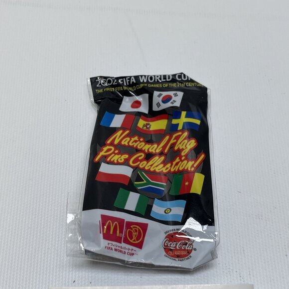 FIFA WORLD CUP 2002 South Africa National Flag Pin McDonalds Coca Cola 1x2.5” - Picture 2 of 6